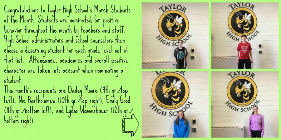 March students of the month
